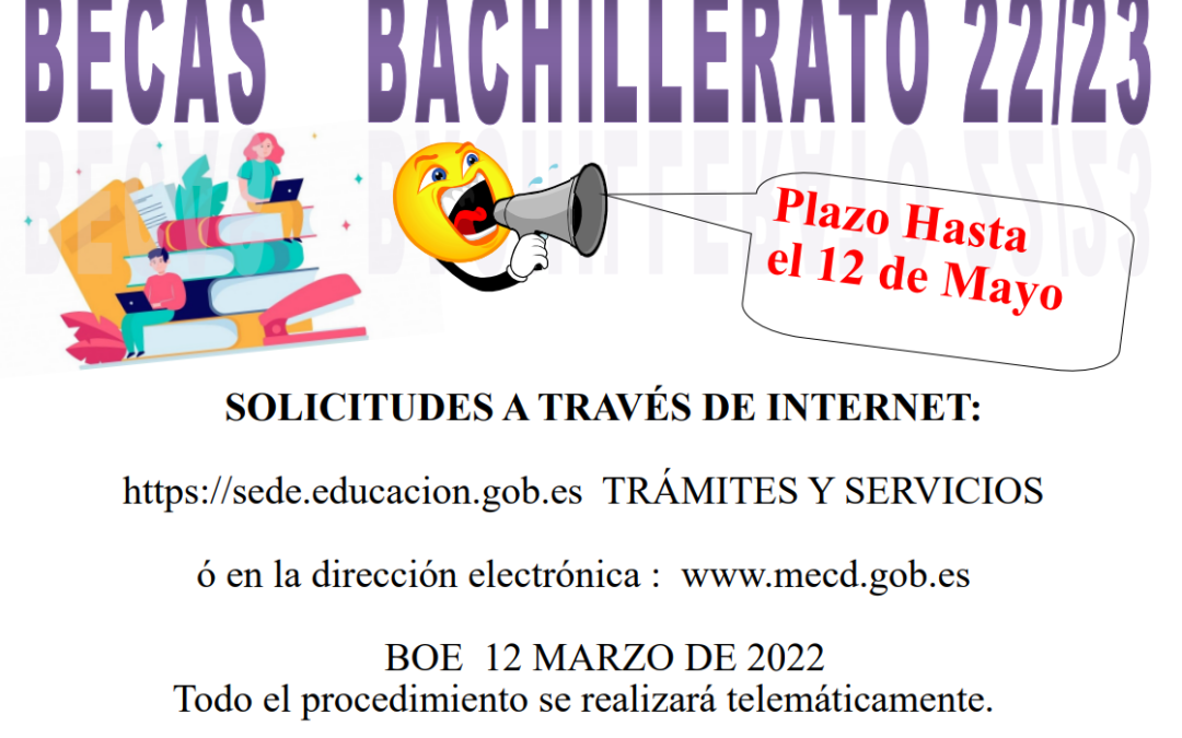 Ayudas para Alumnos de Bachillerato (Curso 2022-2023)