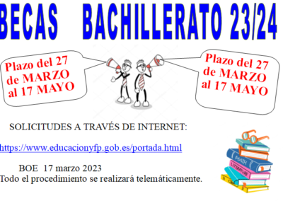Ayudas Bachillerato MEC (Curso 2023-2024)