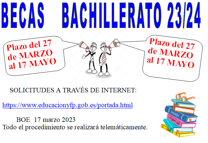 Ayudas Bachillerato MEC (Curso 2023-2024)